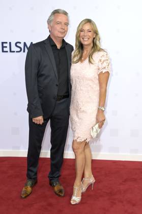 Birgit von Bentzel mit Ehemann Oliver Christians bei der Bertelsmann Party 2023 in der Bertelsmann Repräsentanz Unter den Linden. Berlin, 15.06.2023