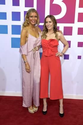 Laura Karasek und Jule Gölsdorf bei der Bertelsmann Party 2023 in der Bertelsmann Repräsentanz Unter den Linden. Berlin, 15.06.2023