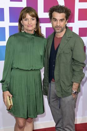 Ina Paule Klink und Oliver Wnuk bei der Bertelsmann Party 2023 in der Bertelsmann Repräsentanz Unter den Linden. Berlin, 15.06.2023