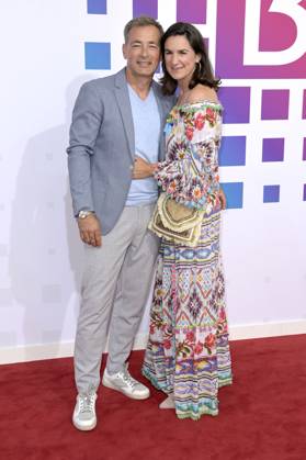 Jan Sosniok mit Ehefrau Nadine Sosniok bei der Bertelsmann Party 2023 in der Bertelsmann Repräsentanz Unter den Linden. Berlin, 15.06.2023