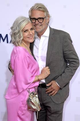 Birgit Schrowange mit Partner Frank Spothelfer bei der Bertelsmann Party 2023 in der Bertelsmann Repräsentanz Unter den Linden. Berlin, 15.06.2023