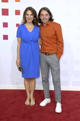 Mara Bergmann und Alexander Hoffmann bei der Bertelsmann Party 2023 in der Bertelsmann Repräsentanz Unter den Linden. Berlin, 15.06.2023