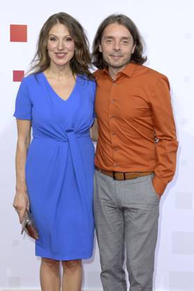 Mara Bergmann und Alexander Hoffmann bei der Bertelsmann Party 2023 in der Bertelsmann Repräsentanz Unter den Linden. Berlin, 15.06.2023