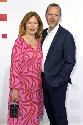 Marion Kracht mit Ehemann Berthold Manns bei der Bertelsmann Party 2023 in der Bertelsmann Repräsentanz Unter den Linden. Berlin, 15.06.2023