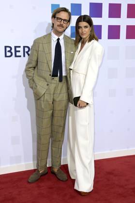 Marie Nasemann mit Ehemann Sebastian Tigges bei der Bertelsmann Party 2023 in der Bertelsmann Repräsentanz Unter den Linden. Berlin, 15.06.2023