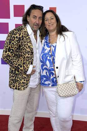 Dieter Landuris mit Ehefrau Natascha bei der Bertelsmann Party 2023 in der Bertelsmann Repräsentanz Unter den Linden. Berlin, 15.06.2023