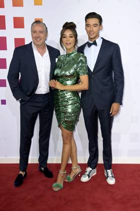 Verona Pooth mit Ehemann Franjo Pooth und Sohn San Diego Pooth bei der Bertelsmann Party 2023 in der Bertelsmann Repräsentanz Unter den Linden. Berlin, 15.06.2023