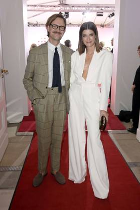Marie Nasemann mit Ehemann Sebastian Tigges bei der Bertelsmann Party 2023 in der Bertelsmann Repräsentanz Unter den Linden. Berlin, 15.06.2023