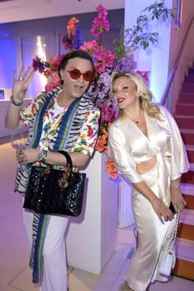 Julian F.M. Stoeckel und Evelyn Burdecki bei der Bertelsmann Party 2023 in der Bertelsmann Repräsentanz Unter den Linden. Berlin, 15.06.2023