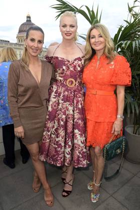 Charlotte Würdig, Franziska Knuppe und Frauke Ludowig bei der Bertelsmann Party 2023 in der Bertelsmann Repräsentanz Unter den Linden. Berlin, 15.06.2023