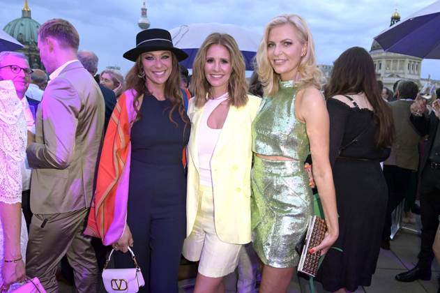 Lilly Becker, Mareile Höppner und Tanja Bülter bei der Bertelsmann Party 2023 in der Bertelsmann Repräsentanz Unter den Linden. Berlin, 15.06.2023