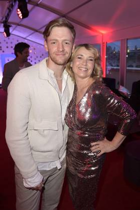 Timur Bartels und Tina Ruland bei der Bertelsmann Party 2023 in der Bertelsmann Repräsentanz Unter den Linden. Berlin, 15.06.2023