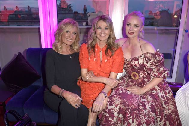 Dagmar Wöhrl, Frauke Ludowig und Franziska Knuppe bei der Bertelsmann Party 2023 in der Bertelsmann Repräsentanz Unter den Linden. Berlin, 15.06.2023