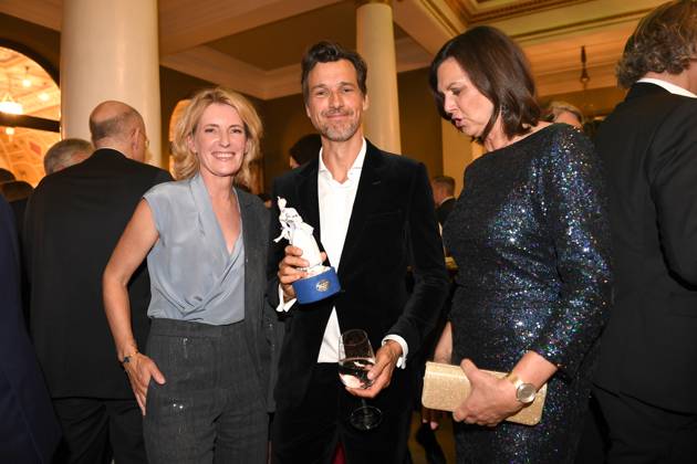 Maria Furtwängler, Florian David Fitz und Ilse Aigner Verleihung des Bayerischen Filmpreis 22 Ehrung, Preis, Auszeichnung Party München 16. Juni 2023