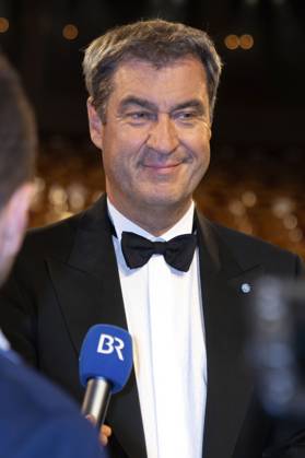 Markus Söder bei der Verleihung des 44. Bayerischen Filmpreises 2022 im Prinzregententheater. München, 16.06.2023