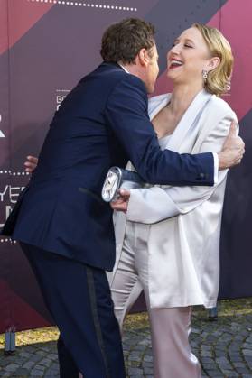 Michael Bully Herbig und Anna Maria Mühe bei der Verleihung des 44. Bayerischen Filmpreises 2022 im Prinzregententheater. München, 16.06.2023