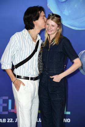 Trixi Giese mit Ehemann Samy Neo bei der Deutschlandpremiere von ELEMENTAL im Kino in der Kulturbrauerei am 18.06.2023