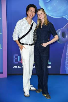Trixi Giese mit Ehemann Samy Neo bei der Deutschlandpremiere von ELEMENTAL im Kino in der Kulturbrauerei am 18.06.2023