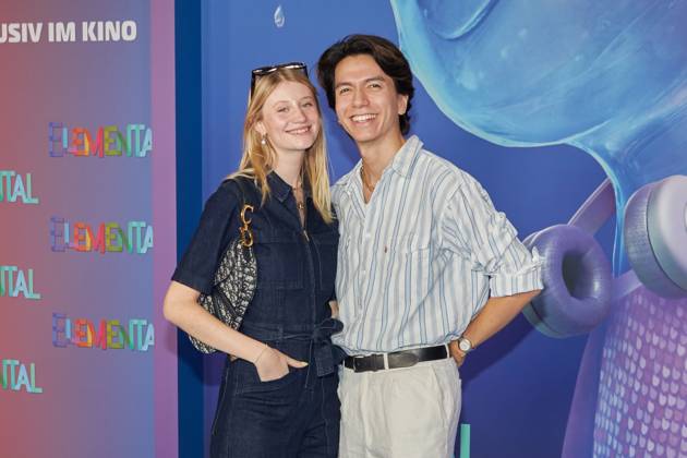 Trixi Giese und Samy Neo - Deutschlandpremiere von ELEMENTAL im Kino der Kulturbrauerei in Berlin am 18.06.2023. Deutschlandpremiere - ELEMENTAL