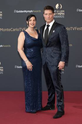 62nd Monte Carlo TV Festival - Award Ceremony - Monaco Sean Kanan and his wife Michele Vega attend the Golden Nymphs Award Ceremony during the 62nd Monte Carlo TV Festival on June 20, 2023 in Monte-Carlo, Monaco. Photo by David Niviere ABACAPRESS.COM MONTE-CARLO Monaco  Copyright: xNivierexDavid ABACAPRESS.COMx 857686_061 NivierexDavid ABACAPRESS.COMx 857686_061