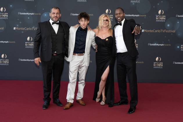 62nd Monte Carlo TV Festival - Award Ceremony - Monaco SÃ bastien Boueilh,Timi-Joy Marbot, Stephanie Murat and Sydney Gallonde attend the Golden Nymphs Award Ceremony during the 62nd Monte Carlo TV Festival on June 20, 2023 in Monte-Carlo, Monaco. Photo by David Niviere ABACAPRESS.COM MONTE-CARLO Monaco  Copyright: xNivierexDavid ABACAPRESS.COMx 857686_158 NivierexDavid ABACAPRESS.COMx 857686_158
