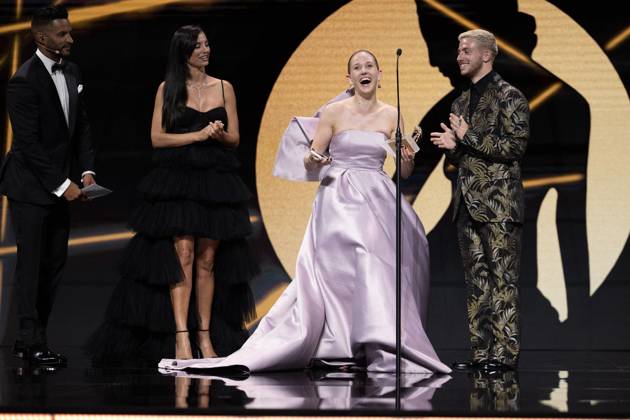 62nd Monte Carlo TV Festival - Award Ceremony - Monaco Francesca Chillemi, Marie Reuther and Michou attend the Golden Nymphs Award Ceremony during the 62nd Monte Carlo TV Festival on June 20, 2023 in Monte-Carlo, Monaco. Photo by David Niviere ABACAPRESS.COM MONTE-CARLO Monaco  Copyright: xNivierexDavid ABACAPRESS.COMx 857686_188 NivierexDavid ABACAPRESS.COMx 857686_188