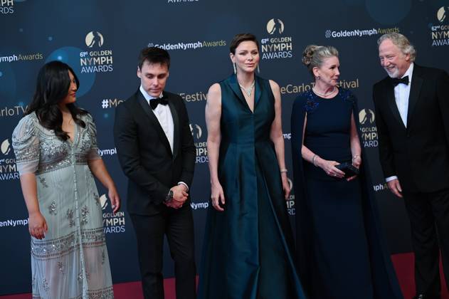 62eme Festival de television de Monte Carlo 2023 - Ceremonie de cloture - Marie Ducruet, Louis Ducruet, Princesse Charlene de Monaco, Melissa Gilbert , Timothy Busfield 293707 2023-06-20  Copyright: xLionelxGuericolas MPPx STAR_293707_304