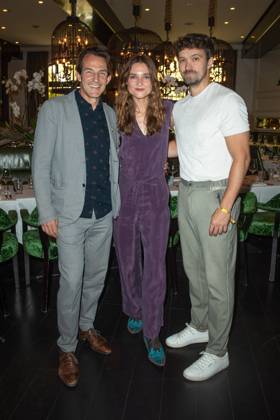 Bekanntgabe der Nominierten - Deutscher Schauspielpreis 2023 Hans-Werner Meyer, Josephin Busch und Aleksandar Radenkovic Deutscher Schauspielpreis 2023 - Bekanntgabe der Nominierten am 20.06.2023 im Grace Restaurant des Hotel Zoo in Berlin. Copyright: xEventpressxKochanx