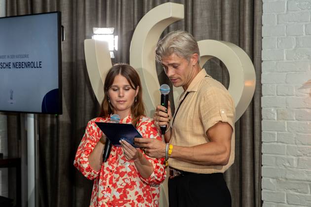 Bekanntgabe der Nominierten - Deutscher Schauspielpreis 2023 Cristina do Rego und Eugen Bauder Deutscher Schauspielpreis 2023 - Bekanntgabe der Nominierten am 20.06.2023 im Grace Restaurant des Hotel Zoo in Berlin. Copyright: xEventpressxKochanx
