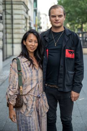 Bekanntgabe der Nominierten - Deutscher Schauspielpreis 2023 Minh-Khai Phan-Thi und Wilson Gonzalez Ochsenknecht Deutscher Schauspielpreis 2023 - Bekanntgabe der Nominierten am 20.06.2023 im Grace Restaurant des Hotel Zoo in Berlin. Copyright: xEventpressxKochanx