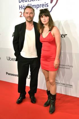 Thomas Arnold und Lore Richter bei der Verleihung des 21. Deutschen Hörfilmpreises 2023 in der Hauptstadtrepräsentanz der Deutschen Telekom. Berlin, 20.06.2023