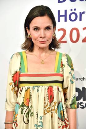 Nadine Warmuth bei der Verleihung des 21. Deutschen Hörfilmpreises 2023 in der Hauptstadtrepräsentanz der Deutschen Telekom. Berlin, 20.06.2023