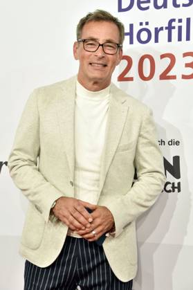 Jan Sosniok bei der Verleihung des 21. Deutschen Hörfilmpreises 2023 in der Hauptstadtrepräsentanz der Deutschen Telekom. Berlin, 20.06.2023