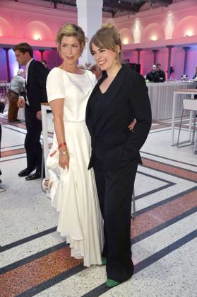 Brigitte Zeh und Merle Collet bei der Verleihung des 21. Deutschen Hörfilmpreises 2023 in der Hauptstadtrepräsentanz der Deutschen Telekom. Berlin, 20.06.2023