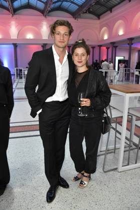 Damian Hardung und Rieke Seja bei der Verleihung des 21. Deutschen Hörfilmpreises 2023 in der Hauptstadtrepräsentanz der Deutschen Telekom. Berlin, 20.06.2023