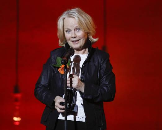 STOCKHOLM 20180208 This years special prize went to Görel Hanser at the 2018 Grammis Gala at the Grand Hotel on Thursday Photo Christine Olsson TT code 10430 Stockholm Sweden x10430x  Copyright: xChristinexOlsson TTx GRAMMISGALAN 2018