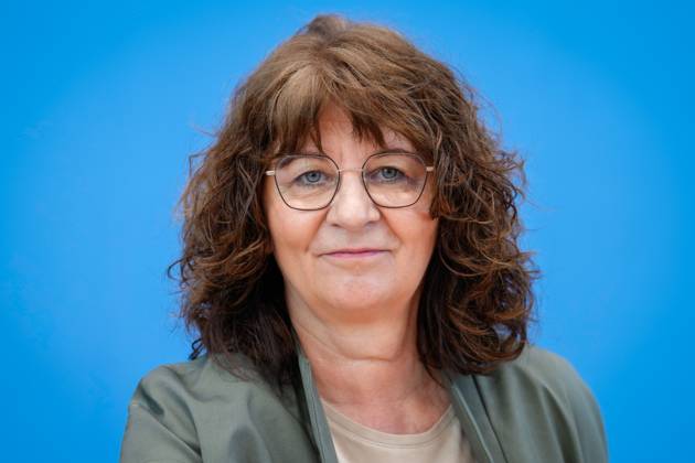 Bundespressekonferenz Jahresbericht 2022 des Petitionsausschusses Martina Stamm-Fibich, Vorsitzende des Petitionsausschusses des Deutschen Bundestages (SPD) im Portrait bei der Vorstellung des Jahresbericht 2022 des Petitionsausschusses in der Bundespressekonferenz, Berlin , 21.06.2023 Berlin Berlin Deutschland