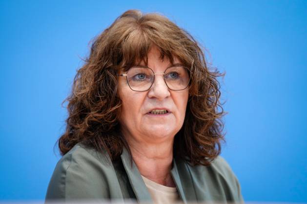 Bundespressekonferenz Jahresbericht 2022 des Petitionsausschusses Martina Stamm-Fibich, Vorsitzende des Petitionsausschusses des Deutschen Bundestages (SPD) im Portrait bei der Vorstellung des Jahresbericht 2022 des Petitionsausschusses in der Bundespressekonferenz, Berlin , 21.06.2023 Berlin Berlin Deutschland