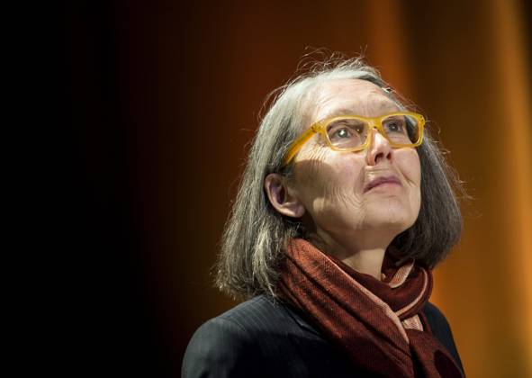 STOCKHOLM 2015 05 08 Canadian poet Anne Carson presents her performance Antigonick at Moderna museet STOCKHOLM SVERIGE ACE x10050x  Copyright: xPontusxLundahl TTx ANNE CARSON