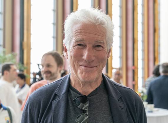 International Day of Yoga at UN Headquarters Richard Gere attends reception for International Day of Yoga at UN Headquarters. 9th International Day of Yoga was hosted by India mission to the UN. 135 different nationalities participated in the lesson led by India Prime Minister and it was certified by Guinness World Records as most different members of world nation in attendance. New York New York United States Copyright: LevxRadin