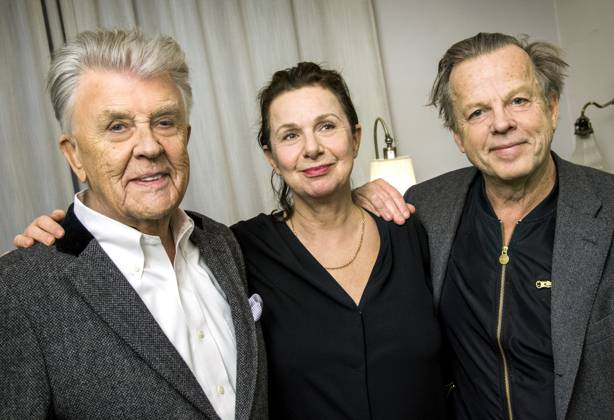 STOCKHOLM 20180316 Sven Bertil Taube, director Eva Dahlman and Krister Henriksson before the premiere of The Packer at Dramaten STOCKHOLM SWEDEN x10090x  Copyright: xClaudioxBresciani TTx PAKLÄDAREN