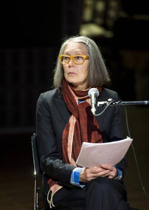 STOCKHOLM 2015 05 08 Canadian poet Anne Carson presents her performance Antigonick at Moderna museet STOCKHOLM SVERIGE ACE x10050x  Copyright: xPontusxLundahl TTx ANNE CARSON