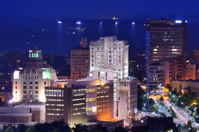 Downtown Asheville, North Carolina s city hall and courthouse building among other notable structures. Copyright: xseanxpavonex xDesignxPicsx , 31900214 Copyright: seanxpavonex xDesignxPics 31900214 !ACHTUNG AUFNAHMEDATUM GESCHÄTZT! RECORD DATE NOT STATED