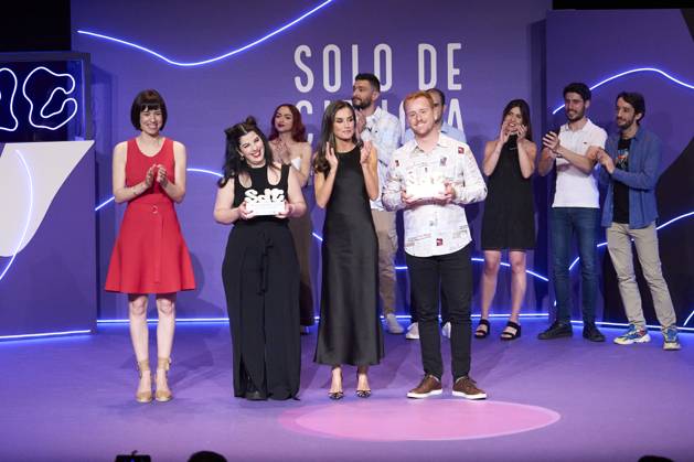 23-06-2023 Madrid Queen Letizi and the Minister of Science, Diana Morant, at the national scientific monologues, Only Science, final organized by the Spanish Foundation for Science and Technology at the circle of Fine Arts in Madrid. No Spain Â  Copyright: xPPEx