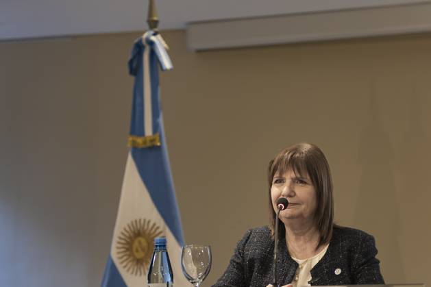 Presidential Elections 2023. Presidential pre-candidate Patricia Bullrich presented her presidential ticket La Fuerza del Cambio (The Force for Change), together with Luis Petri as pre-candidate for Vice-President. Buenos Aires Argentina Copyright: xImagoxImages EstebanxOsoriox EstebanOsorio-0252