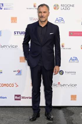 Mc Rome 24 06 2023 red carpet Pellicola d™Oro 2023 photo Mario Cartelli Image in the photo Massimiliano Gallo