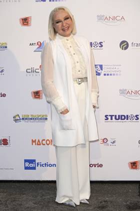 Mc Rome 24 06 2023 red carpet Pellicola d™Oro 2023 photo Mario Cartelli Image in the photo Eleonora Giorgi