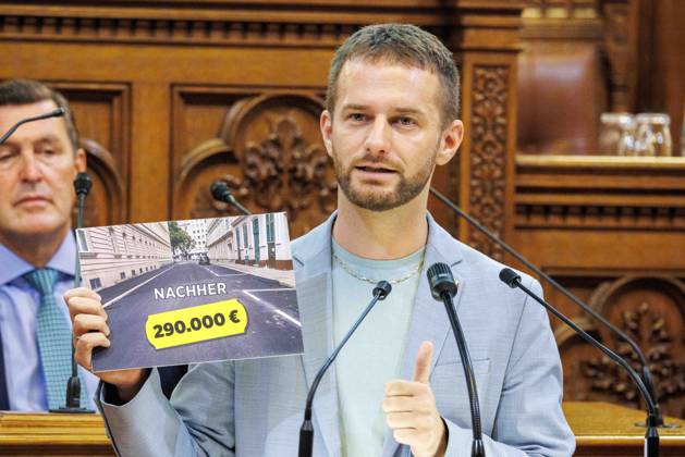 20230627 Wiener Gemeinderat - Rechnungsabschluss 2022 WIEN, OESTERREICH - JUNI 27: Abgeordneter zum Wiener Landtag und Gemeinderat Peter Kraus (GRUeNE) beim Wiener Gemeinderat - - Rechnungsabschluss 2022 im OeVP Lichtenfelsgasse am 27. Juni 2023 in Wien, Oesterreich. 230627_SEPA_10_023 Copyright: xMichaelxIndrax SEPAxMedia