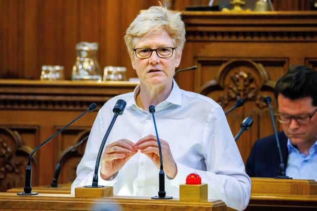 20230628 Wiener Gemeinderat - Rechnungsabschluss 2022 WIEN, OESTERREICH - JUNI 28: Abgeordnete zum Wiener Landtag und Gemeinderat Jennifer Kickert (GRUeNE) beim Wiener Gemeinderat - - Rechnungsabschluss 2022 im Rathaus am 28. Juni 2023 in Wien, Oesterreich. 230628_SEPA_10_093 Copyright: xmichaelxindrax SEPAxMedia