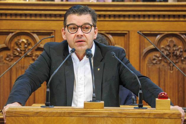 20230628 Wiener Gemeinderat - Rechnungsabschluss 2022 WIEN, OESTERREICH - JUNI 28: Abgeordneter zum Wiener Landtag und Gemeinderat Udo Guggenbichler (FPOe) beim Wiener Gemeinderat - - Rechnungsabschluss 2022 im Rathaus am 28. Juni 2023 in Wien, Oesterreich. 230628_SEPA_10_001 Copyright: xmichaelxindrax SEPAxMedia